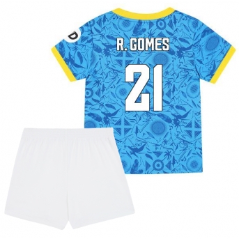 Billige Fotballdrakt Wolves Rodrigo Gomes #21 Replika Tredjedraktsett Barn 2025-26 Kortermet (med bukser)